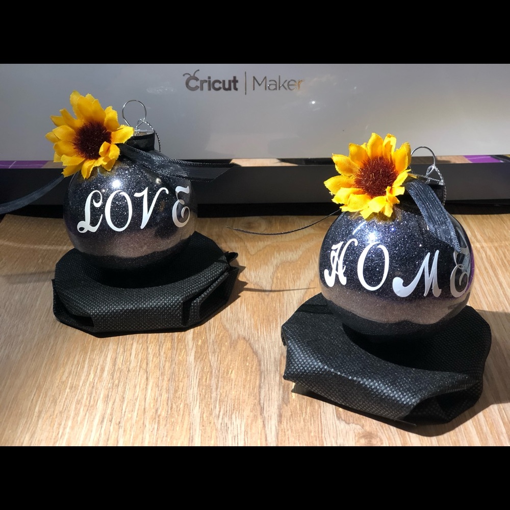 Sunflower ornaments